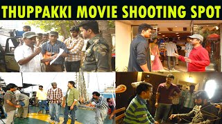 Thuppakki Movie Shooting Spot Stills  Thalapthy Vijay Unseen  Actor Vijay  Vijay Special [upl. by Oibirot450]