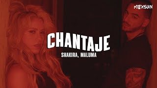 Shakira ft Maluma  Chantaje Letra [upl. by Schrick537]