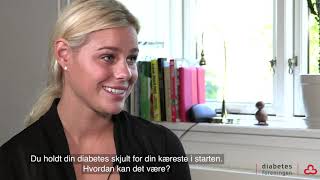 Pernille Blume møder ung med type 1diabetes [upl. by Onnem]