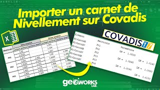 02 Importer un carnet de Nivellement dans Covadis [upl. by Kensell]