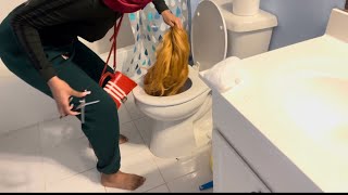 SEASON 2 BALDWIN FAMILY DRAMA EPISODE 15 RG PUT MORA WIG IN THE TOILET GUESS WHAT MORA DID… ‼️😱 [upl. by Akcinahs]