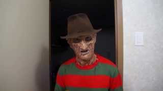 Freddy Krueger Part 2 silicone mask [upl. by Nylcaj]