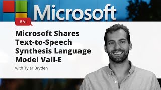 Microsoft Shares Text to Speech Synthesis Language Model VallE [upl. by Rubel]