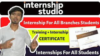 Internship For All Branches Students  Career Starter Internship  Training  Internship Certificate [upl. by Innattirb]