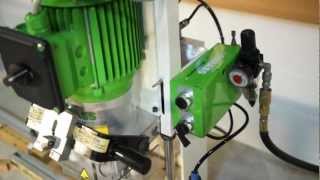 GRASS ECO PRESS P HINGE BORING amp INSERTION MACHINE WLINE BORING HEAD [upl. by Orgell838]