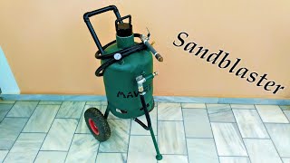 Homemade Sandblaster From LPG Tank [upl. by Clarette484]