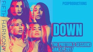 Fifth Harmony  Down Scrapped Vocal Takes  OG Instrumental [upl. by Navad]