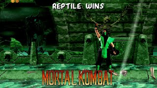 Mortal Kombat Komplete Plus MK1  Reptile [upl. by Marnie675]