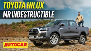 Toyota Hilux review  The legendary Toyota pickup  First Drive  Autocar India [upl. by Roselani494]