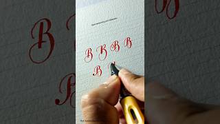 Which one is your favorite B in calligraphy  Calligraphy letters shorts calligraphy art [upl. by Marlon]