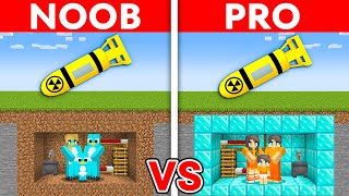 Family NOOB vs PRO DOOMSDAY BUNKER Build Challenge in Minecraft [upl. by Biagio119]