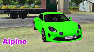 2024 Alpine A110 Driving  Bussid Car Mod  Bus Simulator Indonesia Gameplay [upl. by Healion]