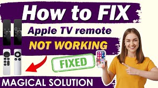 Steps to Fix Apple Tv Remote Not Working Problem  UPDATED 2024 [upl. by Bunder]