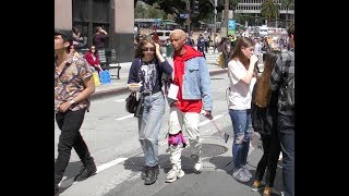 Jaden Smith and Odessa Adlon at the March for Our Lives event for AntiGuns [upl. by Ynohtnaluap799]