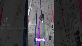 Aerial silks drop tutorial aerialist aerialsilkstricks aerialsilksdrop tutorial [upl. by Atsiuqal]