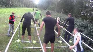 Spartan Race Sprint 2013  Edinburgh  Dip Walk Parallel Bars [upl. by Herra]