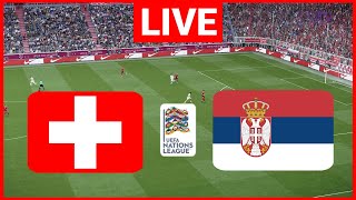 🔴LIVE Schweiz gegen Serbia  UEFA Nations League  Komplettes Spiel heute im Streaming [upl. by Fasta805]