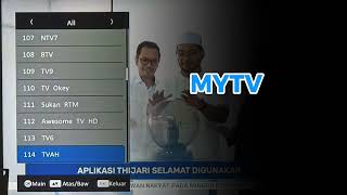 Info channel MYTV di Satelit ASIASAT 9 kuband terbaru [upl. by Enelrats]