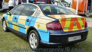 Animated Police Peugeot 407 custom flash pattern [upl. by Bubb]