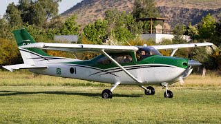 Cessna 182T Skylane quot Carabineros de Chile quot Landing amp Take Off [upl. by Fayina]