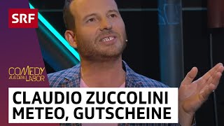 Claudio Zuccolini Meteo Gutscheine Spielerreden  Comedy aus dem Labor  SRF [upl. by Yreffej]