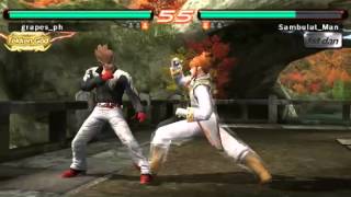 Tekken 6 PPSSPP Online Via Hamachi [upl. by Kcirdde]