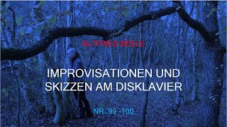 Altfried Beele 19342017 Kirchenmusiker  Komp Improvisationen  Skizzen am Disklavier 99100 [upl. by Narahs]