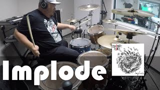 Drum Cover Implode  Convoluted Planes [upl. by Eduam]