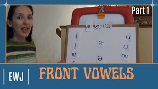 Pronunciation of English Vowel Sounds  Front Vowels Part 1 [upl. by Adehsar]