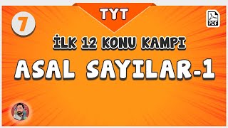 Asal Sayılar1  TYT İlk 12 Konu Kampı  merthoca hedef12 [upl. by Hesky]