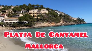 PLAYA DE CANYAMEL BEACH MALLORCA SPAIN 🇪🇸 [upl. by Maddi]