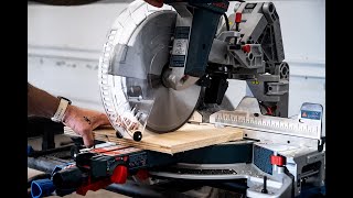 Bosch 12 Inch Corded Dual Bevel Sliding Glide Miter Saw Review [upl. by Francisca]