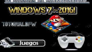 solucionar problema de compatibilidad de juegos windows 7  2016 [upl. by Symons29]