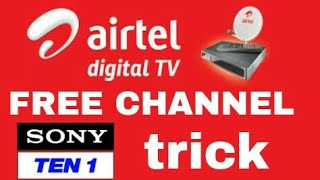 Airtel dth free channel sony ten1 trick tamil [upl. by Onnem901]