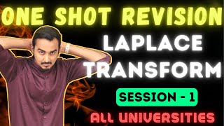 LAPLACE TRANSFORM  ONE SHOT REVISION  ENGINEERING MATHS  MATHS 3  SAURABH DAHIVADKAR [upl. by Gregoire594]