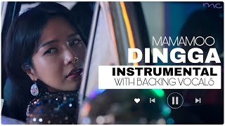 MAMAMOO  Dingga Official Instrumental with backing vocals [upl. by Reiter]