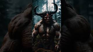 Monster Minotaur ai shorts short viralvideo [upl. by Cirilla]