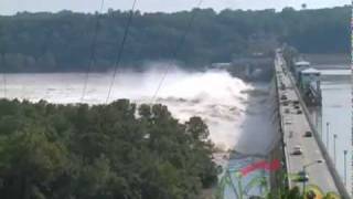 Conowingo Dam Susquehanna Flooding update 91011 [upl. by Nodroj]