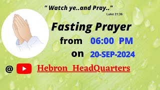 FASTING PRAYER 20092024 [upl. by Atilef]