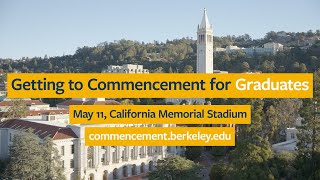 Graduate Instructions for UC Berkeley’s 2024 Commencement CalGrad [upl. by Michell269]