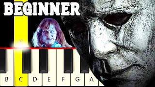 5 Scary Spooky Halloween Tunes  Very Easy and Slow Piano  Keyboard tutorial  Beginner [upl. by Dail]