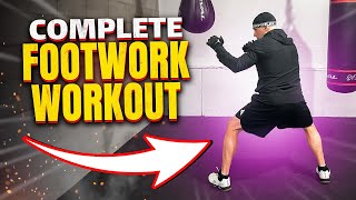 Boxing Footwork Workout  6 Rounds  18 Minutes [upl. by Anaibaf]