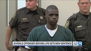 Juvenile offender serving life gets new sentence [upl. by Neyugn55]