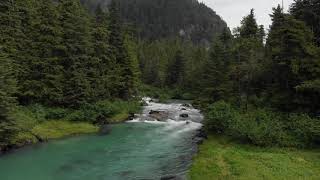 Takatz Bay and Waterfalls southeast Alaska [upl. by Aimehs]