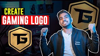 How To Make Logo Like Techno Gamerz  Pixellab Tutorial  Create Professional Gaming Logo in Mobile [upl. by Eggett]