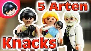 KARLCHEN KNACK  5 Arten von Knacks  Playmobil Polizei Film 110 [upl. by Nnaylime]