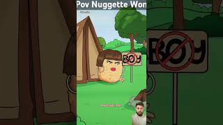 Pov Nuggette Won Won t let Polo In The Camp cartoon shorts [upl. by Icaj]