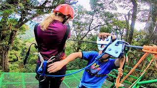 100 Aventura  Zipline and Tarzan Swing Costa Rica HD with GoPro [upl. by Farrell727]