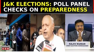 Jammu And Kashmir Election Commission Chief To Meet Top Officials On Poll Preparedness  Top News [upl. by Yhtomit]