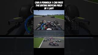 Can You Pass The Entire INDYCAR Field In 1 Lap shorts IndyCar F1 [upl. by Dawkins559]